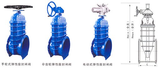 大口徑電(dian)動彈性座封閘閥(fa)Z45X
