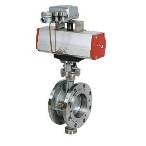 D643H氣動法蘭(lán)式彈性硬密(mì)封蝶閥